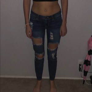 OOTD fash distressed jeans